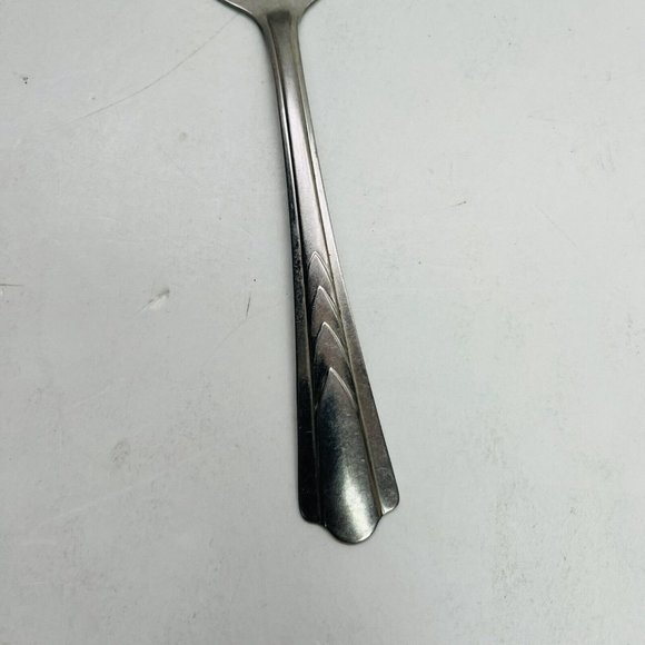 Vintage Ekco Eterna Concord Bridge Pie Cake Server Japan Stainless Daisy Slotted - Picture 5 of 6